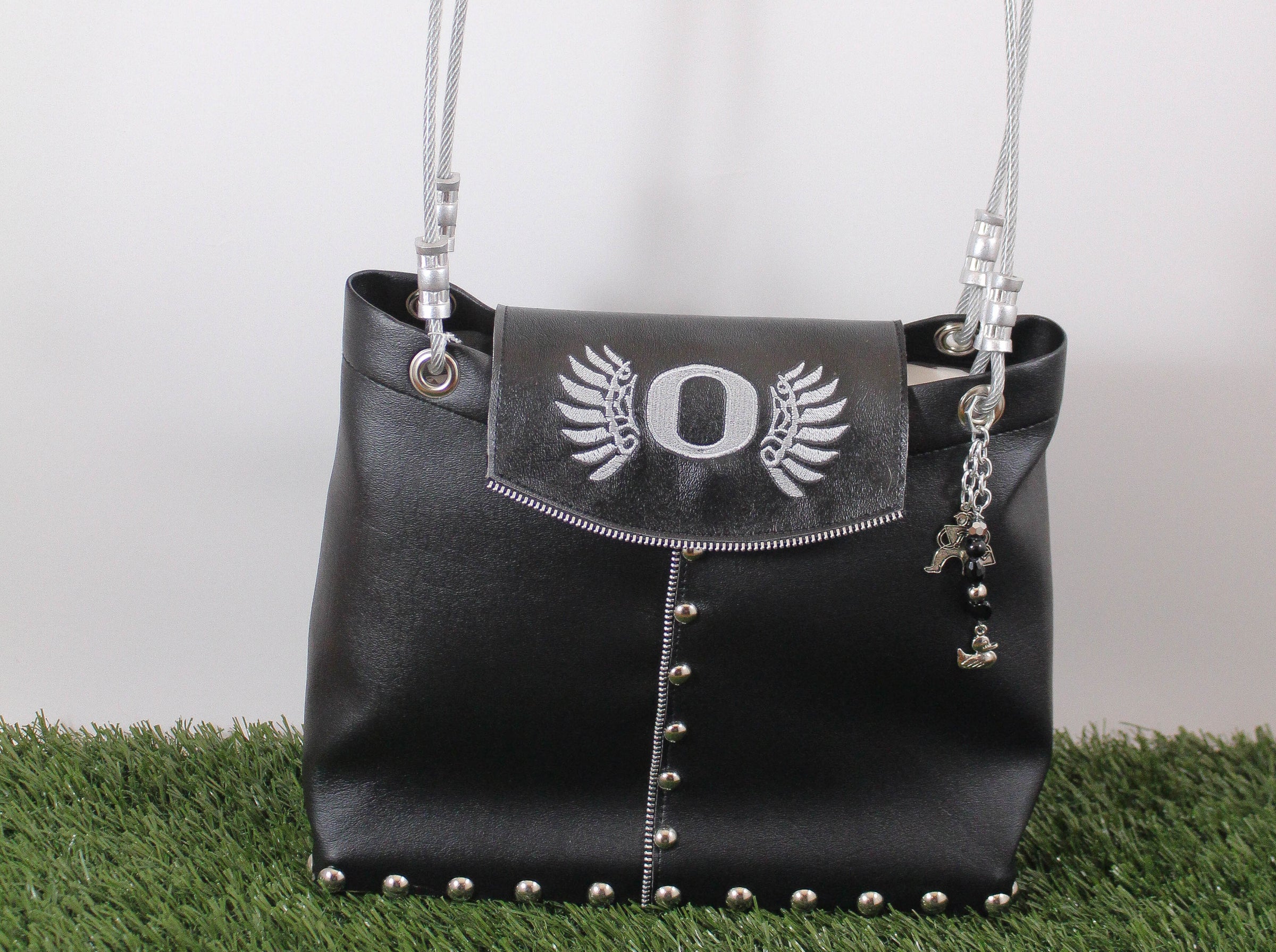 ✴︎新品✴︎JOSEMOON ORBIT BAG(BLACK) DISCORD YOHJI YAMAMOTO | Large Tulips Leather Handbag | Men | Lane